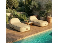 Coco Lounge Tumbona hinchable PALMA ambiente Boho color yute^ Discount