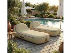 Coco Lounge Tumbona hinchable PALMA ambiente Boho color yute^ Discount