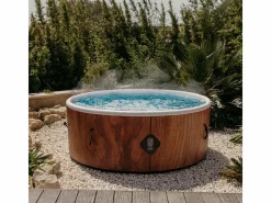 Spa Hinchable|Coco Spa Tahiti Spa Hinchable - 150 cm de diámetro - 800 litros - Motor de 2240 W - Para 2 a 4 personas