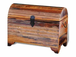 Cofre de almacenamiento de madera maciza reciclada ES164162^ Discount