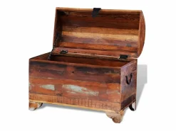 vidaxl Baúl Y Arcón|Accesorios De Almacenaje|Cofre de almacenamiento de madera maciza reciclada