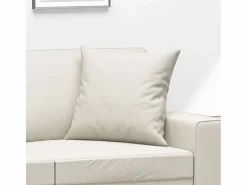 Cojines decorativos 2 uds cuero sintético 40x40 cm ES484694^ Clearance