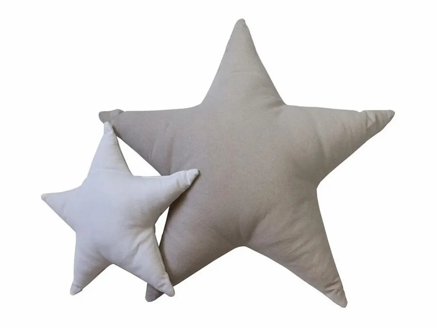 Cojines set de 2 algodón 30x30/50x50cm Gris Best