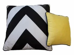 Cojines set de 2 algodón 30x30/50x50cm Multicolor