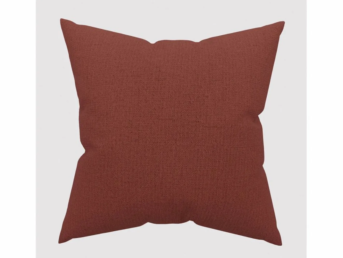 Soleil d'ocre Ropa De Casa|Cojín decorativo 45x45 cm Eclipse ladrillo, por
