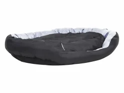 Clicnbuy Cama De Animales De Compañía|Cojín para perro reversible y lavable y negro 150x120x25 cm