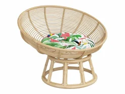 Ropa De Casa|Cojín redondo tela Oxford Ø 60x11 cm ES183639