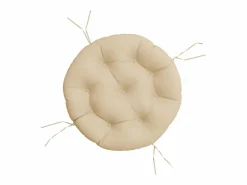 Cojín redondo tela Oxford Ø 60x11 cm ES580902 Beige Clearance