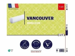 DODO Travesaño|Cojín VANCOUVER 140 cm - 100% Poliéster
