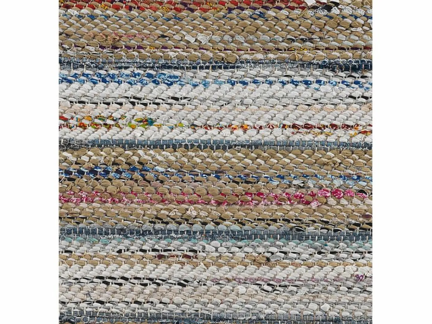 Cojín yute algodón, poliéster y yute 45x45 cm Multicolor Online