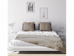Colcha 220x240 cm ADELE taupe^Soleil d'ocre Discount