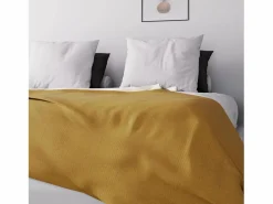 Soleil d'ocre Colcha, Edredón|Colcha 220x240 cm mostaza Adele