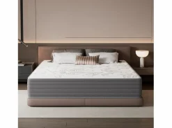 Colchón 160 x 200 cm con muelles ensacados de 7 zonas, firmeza H3, espuma de confort de 22 cm de grosor, anti-alérgico - HOMAVO Sale