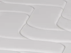 Ysmée Colchón 140 x 200 cm de muelles ensacados y viscoelástico de 23 cm - BABYLONE Blanco Outlet