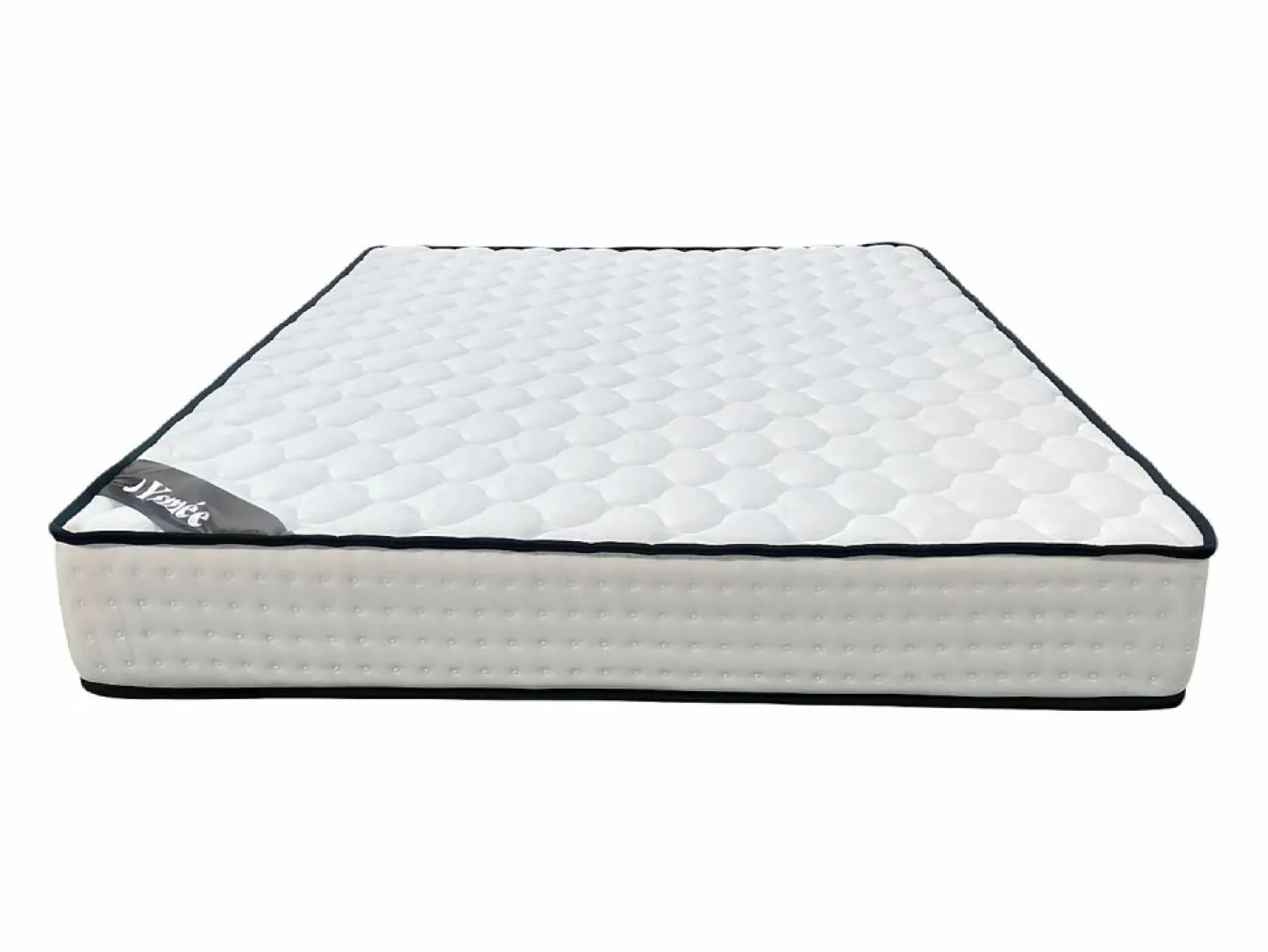 Ysmée Colchón Muelles Ensacados|Colchón Memoria De Forma|Colchón 180 x 200 cm King Size muelles ensacados 7 zonas y viscoelástica 22cm de grosor - LUREAN de YSMÉE