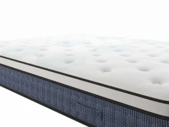 Ysmée Colchón 160 x 200 cm queen size muelles ensacados + gel viscoelástico esp.23cm - VARNO de YSMÉE Blanco Outlet