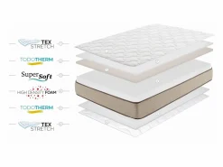 Moonia Colchón Bamboo Fresh 21cm- - 180x200 cm Clearance