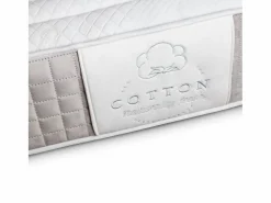 Colchones - 90X190Cm|Colchón Cotton Comfort Viscotechnology núcleo Flexcel 28kg/m3 blanco 90x190 cm