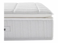 Ysmée Colchón de 160 x 200 cm de nano muelles ensacados memoria forma de 32 cm de grosor - IPOH de YSMÉE Blanco Hot