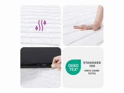 vidaxl Colchón de espuma dureza media suave 180x200 cm Discount