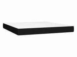 Colchón de muelles ensacados tela negro 180x200x20 cm ES892036 Sale