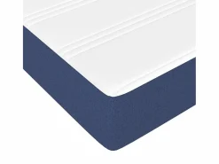 Colchón de muelles ensacados tela azul 140x190x20 cm ES633020 Sale