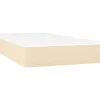 Colchón de muelles ensacados tela color crema 90x190x20 cm ES386969 New