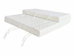 NATUREA Colchón espuma sofá acordeón FIESTA 12cm 140x190cm Blanco Sale