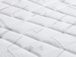 Ysmée Colchón híbrido 140 x 190 cm con muelles ensacados de 5 zonas y sobrecolchón PATNOS de YSMÉE Blanco Discount