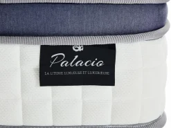 Palacio Colchón Muelles Ensacados|Colchón Memoria De Forma|Colchón híbrido 180 x 200 cm king size muelles ensacados 7 zonas + viscoelástico y látex - MALAO de
