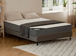 Colchón híbrido de 200 x 200 cm de muelles espuma de alta resiliencia de 26 cm de grosor - AUDACE de^Palacio Discount