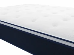 Ysmée Colchón muelles ensacados + Cubrecolchón 160x200 cm ALTIER Blanco Sale