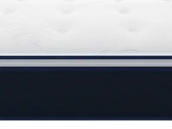 Ysmée Colchón muelles ensacados + Cubrecolchón 160x200 cm ALTIER Blanco Sale