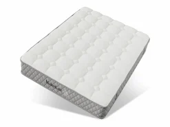 Colchón ortopédico ignífugo de 180 x 200 cm con 4 asas, OEKO-TEX®, 20 cm de grosor, transpirable, 7 zonas de muelles ensacados^DripeX Discount
