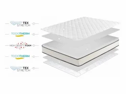 Moonia Colchón Slim Max 15cm - 180x200 cm Discount