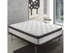 VS Venta-stock Colchón Supreme 140x190 cm Viscoelástico, 27 cm de Altura, Foam AirSistem, Firmeza media