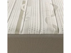 BULTEX Colchón visco Slim 24 cm firmeza media fibercel suave-140x190-Multicolor