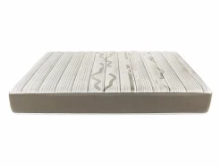 BULTEX Colchón visco Slim 24 cm firmeza media fibercel suave-140x190-Multicolor