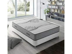 VS Venta-stock Colchón Viscoelástico Boston 140x190 cm, 22 cm de altura, 1,5 cm de Viscoelástica Sale