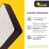 Colchón Viscoelástico 90x180 + REGALO Almohada Viscoelastica Descansin | Ideal para Personas con Dolores de Espalda | Alta Firmeza | Efecto nube Outlet
