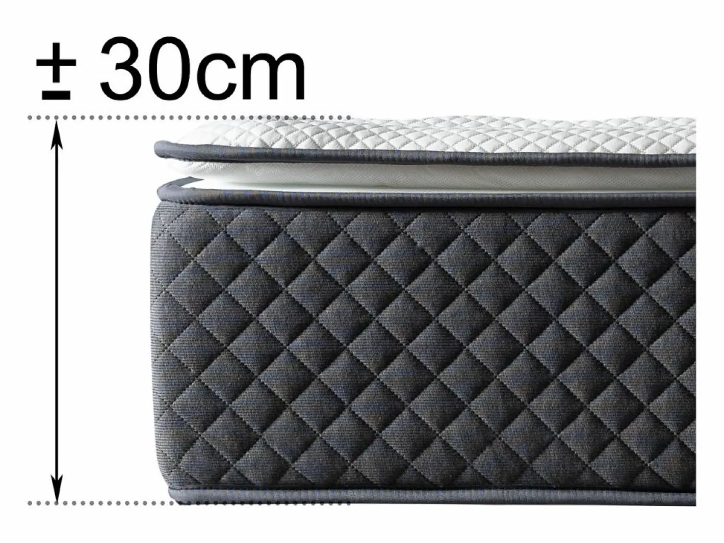 Colchón Viscoelástico 160x200 Especial Cama Principal, Todos los Tamaños | Altura 30cm^Dagostino Home Sale