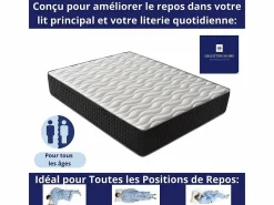 Dagostino Home Colchón Viscoelástico 90x190 Especial Cama Principal, Todos los Tamaños | Altura 30cm Outlet