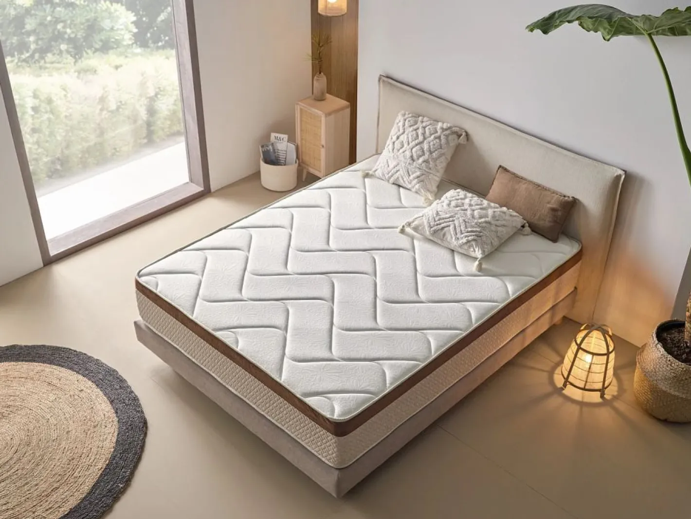 Eccox Colchón 150x180 Visco 25 cm +/-2 REAL BIO CONFORT. Discount