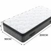 DripeX Colchón 90x200cm anti-fuego muelles ensacados - esp.25cm - soporte ergonómico 7 zonas - transpirable - silencioso Best