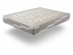 Shaula Colchon con latex 90X190 ORGANIC NATURA, Altura 25 CM | Espuma HR| 100% Algodon y lino Outlet