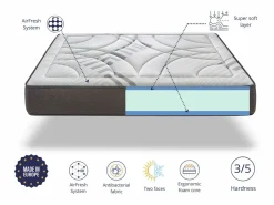 Dormissimo Colchon Espuma 180X200 AIRSYSTEM DREAM, Altura 30 CM, Espuma HR, Firmeza media Online