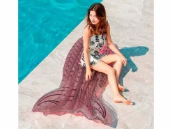 Basic Colchoneta cola de sirena lila 178x88 cm Violeta New