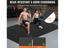 Esterillas De Yoga|Colchoneta de Yoga SucceBuy, Colchoneta de Ejercicio, 2,4 x 1,8 m, Colchoneta de Yoga Antideslizante, PVC, para Pilates y Entrenamiento en el Suelo