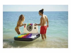 Bestway Deportes Náuticos|Colchoneta Hinchable para Playa o Piscina Pose n´float 127x102 cm con Diseño en forma de Cámara de Fotos