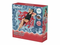 Colchoneta Inflable para Piscina 186x139 cm Motivos Coral BEY43724 Confort y Relajación^Bestway Outlet